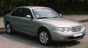 Rover 75 tow bar vehicle image